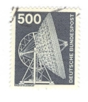 Sellos de Europa - Alemania -  Radiotelescopio