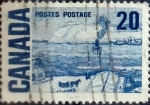 Stamps Canada -  Intercambio cxrf2 0,20 usd 20 cent 1967