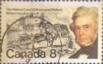 Stamps Canada -  Intercambio 0,20 usd 8 cent 1974