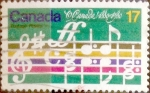 Sellos de America - Canad -  Intercambio 0,20 usd 17 cent 1980