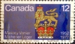 Stamps Canada -  Intercambio 0,20 usd 12 cent 1977