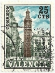Stamps Spain -  TORRE DE SANTA CATALINA. PLAN SUR VALÈNCIA Nº 9