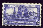 Sellos de Europa - Italia -  50 Aniversario de la Academia Naval de Livorno
