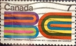 Stamps Canada -  Intercambio 0,20 usd 7 cent 1971