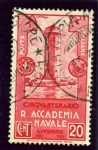 Stamps Italy -  50 Aniversario de la Academia Naval de Livorno