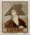 Stamps Spain -  50 céntimos 1958
