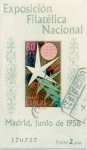Sellos de Europa - Espa�a -  80 céntimos  1958