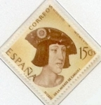 Stamps Spain -  15 céntimos 1958