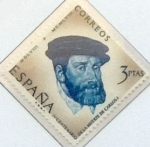 Stamps Spain -  3 pesetas 1958