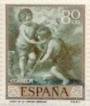 Stamps Spain -  80 céntimos 1960