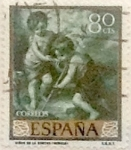 Stamps Spain -  80 céntimos 1960