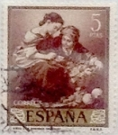 Stamps Spain -  5 pesetas 1960
