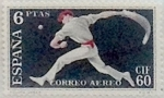 Stamps Spain -  6 pesetas 1960