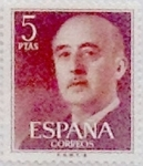 Sellos del Mundo : Europa : Espa�a : 5 pesetas 1960