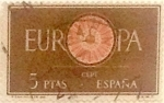 Stamps Spain -  5 pesetas 1960