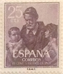 Sellos de Europa - Espa�a -  25 céntimos  1960