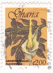 Sellos de Africa - Ghana -  Flores