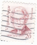 Stamps United States -  Virginia Apgar- medica 