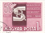 Stamps Hungary -  50 Aniversario Organización Internacional del Trabajo