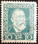 Stamps : Europe : Germany :  Heinrich Von Stephan