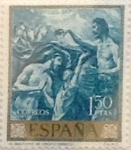 Stamps Spain -  1,50 pesetas 1961