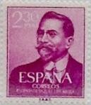 Stamps Spain -  2,50 pesetas 1961