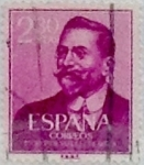 Stamps Spain -  2,50 pesetas 1961