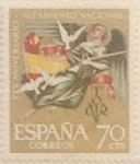 Stamps Spain -  70 céntimos 1961