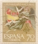 Stamps Spain -  70 céntimos 1961