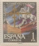 Stamps Spain -  1 peseta 1961