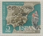 Stamps Spain -  5 pesetas 1961