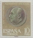 Sellos de Europa - Espa�a -  10 pesetas 1961