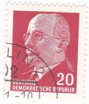 Stamps Germany -  Presidente Walter Ulbricht