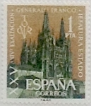Sellos de Europa - Espa�a -  1 peseta 1961