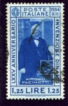 Stamps Italy -  75 Aniversario de la Dinamo por Antonio Pacinotti