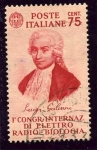 Stamps Italy -  I Congreso Internacional de Electro radio biología. Luigi Galvani