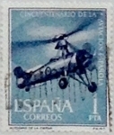 Sellos de Europa - Espa�a -  1 peseta 1961