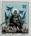 Stamps Spain -  10 pesetas 1961