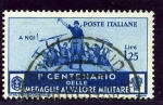 Stamps Italy -  Centenario de la institucion de la medalla al valor. El asalto