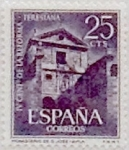 Stamps Spain -  25 céntimos  1962