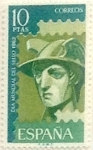 Sellos de Europa - Espa�a -  10 pesetas 1962