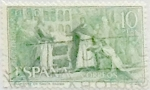 Stamps Spain -  10 pesetas 1962