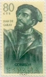 Stamps Spain -  80 céntimos  1962