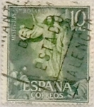 Stamps Spain -  10 pesetas 1962