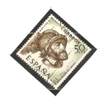 Stamps Spain -  CUARTO  CENTENARIO  DE  LA  MUERTE  DE  CARLOS  I