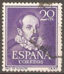 Stamps Spain -  JUAN  RUIZ  DE  ALARCON