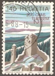 Stamps Switzerland -  RUINAS  DEL  CASTILLO  JORGENBERG,  WALTENSBURG/VUORZ.