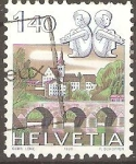 Stamps Switzerland -  GEMENIS  Y  CIUDAD  DE  BISCHOFSZELL