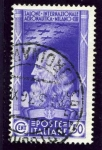 Stamps Italy -  I Salon Aeronautico Internacional. Leonardo Da Vinci