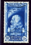 Stamps Italy -  I Salon Aeronautico Internacional. Leonardo Da Vinci